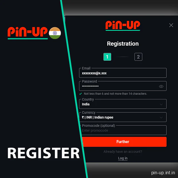 Easy registration guide for joining Pin Up in India