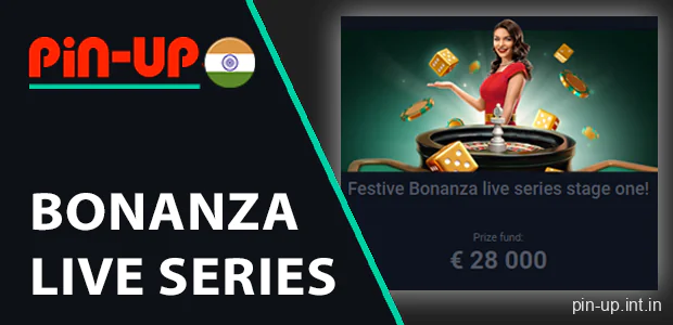 Festive Bonanza Live Series Stage One! gaming tournament on Pin Up