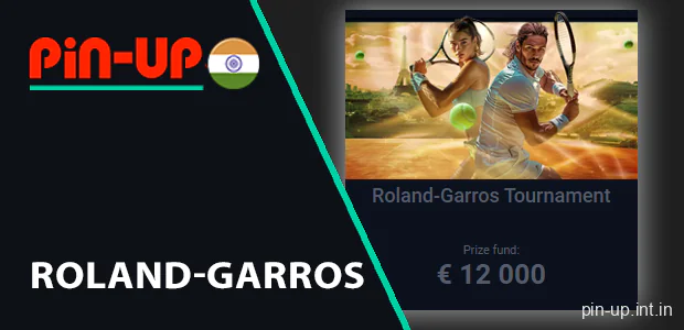 Roland-Garros gaming tournament on Pin Up