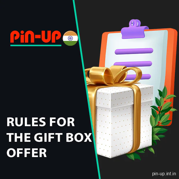 Understand the terms of Pin Up gift offers