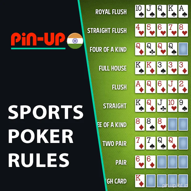 Learn the rules of sports poker on Pin Up