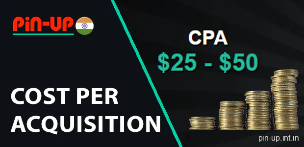 Cost Per Acquisition for Partners Pin Up