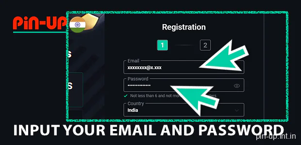 Input your email and password