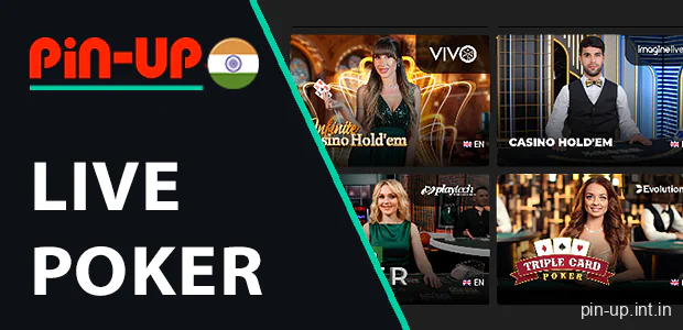 Pin Up Live Poker for Indian Players