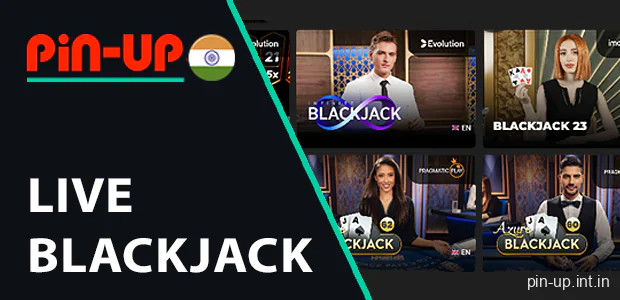 Pin Up Live Blackjack for Indian Players